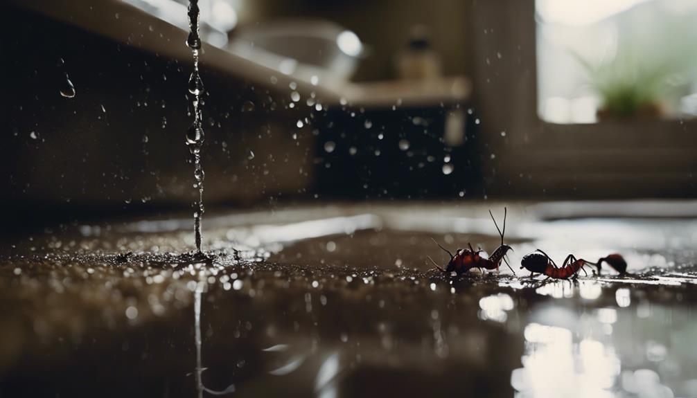 earwigs and moisture problems